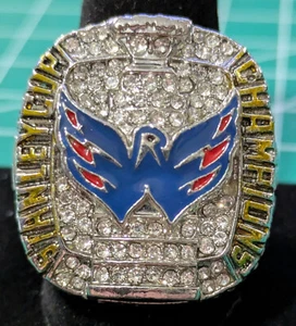 2018 Washington Capitols Alex Ovechkin REPLICA Stanley Cup Champions Ring NHL - Picture 1 of 5