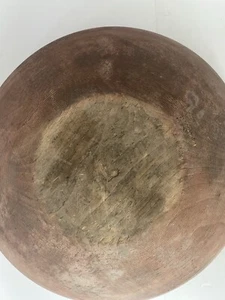 Antique Primitive Early 19” Red Dough Bowl - Picture 1 of 9