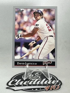 💎1992 Leaf Baseball #404 David Justice - Atlanta Braves💎 - Bild 1 von 2