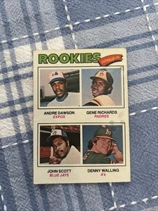 1977 Topps - Rookie Outfielders #473 Andre Dawson (RC), Minor Stain - Picture 1 of 2
