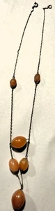 Antique Carnelian Beads Beaded Necklace - Picture 1 of 6