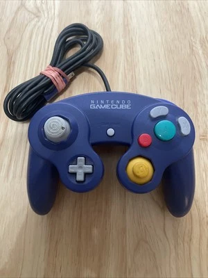 Nintendo GameCube Controller - Indigo - Official OEM - Tested & Working - Image 1 of 2