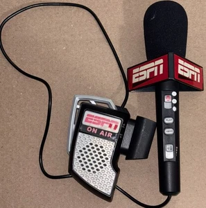 Zizzle ESPN Sportscaster Microphone & Speaker Steve Levy Mic TESTED & WORKS - Picture 1 of 2