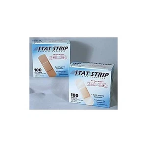NUT 15210 Stat Strip Flexible Fabric Adhesive Bandage, 3/4" x 3" (Pack of 100) - Picture 1 of 1