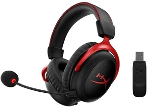 Bezprzewodowy zestaw słuchawkowy do gier Kingston HyperX Cloud II – jak nowy, z kluczem sprzętowym USB - Zdjęcie 1 z 1