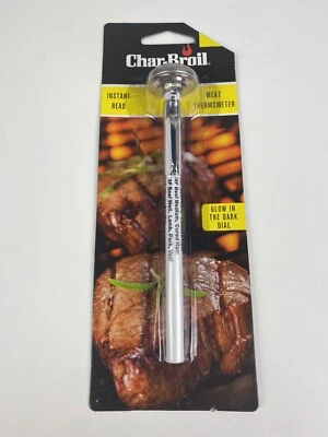 Char-broil Instant Read Meat Thermometer Glow in the Dark Dial - New - Image 1 of 4