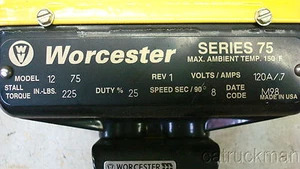 120V Worcester Valve Actuator w/ 1/2" SS Tubing Valve 6000 psi (unused) - Picture 1 of 4