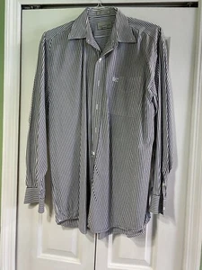 Men’s Cutter & Buck Striped Dress Shirt Size Large - Picture 1 of 2