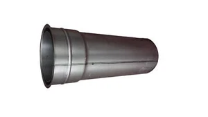 Wandfutter doppelwandig | blank | Länge 40 cm - Bild 1 von 14