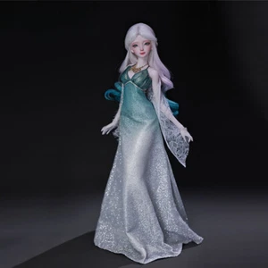 Bambola nuova 1/4 Bjd moderna elegante vestito ciano alta qualità bambole snodate a sfera - Foto 1 di 10