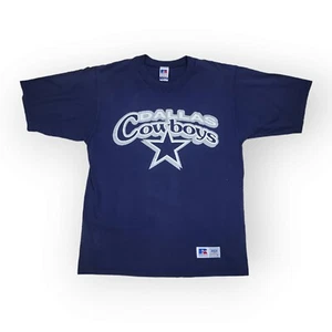Camiseta de Colección Russell Athletic Dallas Cowboys Mediana Hecha en EE. UU. Fútbol NFL - Imagen 1 de 8
