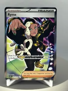 Ryme 221/197 Obsidian Flames Full Art Trainer Pokemon TCG Card NM - Picture 1 of 2
