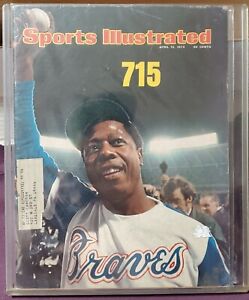 RARE & HTF HANK AARON 715 Home Run Record - Sports Illustrated April 15, 1974