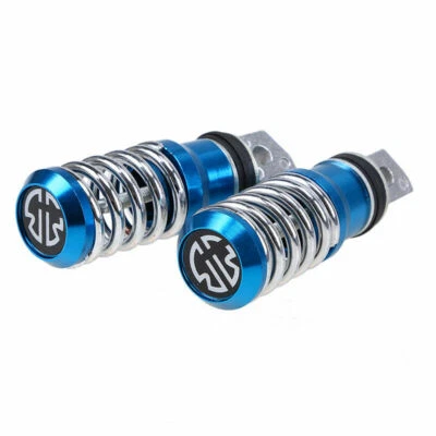 Almohadillas universales para pedales de resorte de pasajero trasero para motocicleta 2 piezas moto de tierra Foto 1 de 4