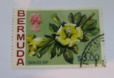 1975 Bermuda SC #328 CHALCE CUP Flowers  Used stamp