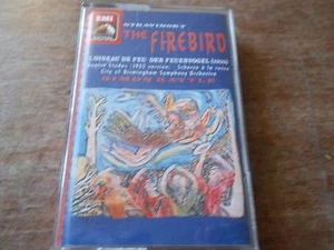 1989 CASSETTE STRAVINSKY"S FIREBIRD- SIMON RATTLE-CITY OF BIRMINGHAM ORCH.  - Picture 1 of 4
