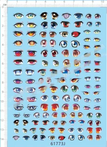 Kits de garaje de arcilla figuras de muñecas 5-7 mm OJOS colecciones modelo J calcomanía tobogán acuático - Imagen 1 de 1