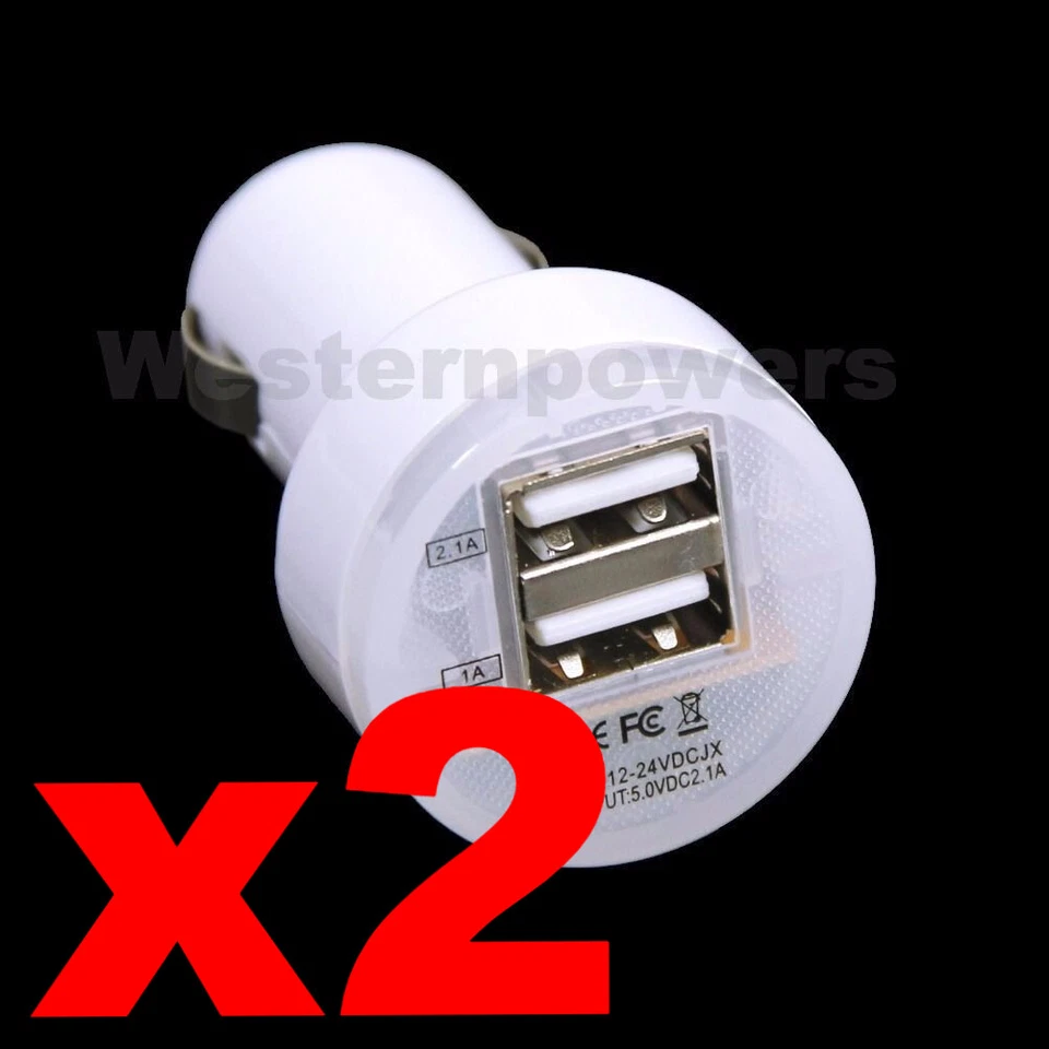 2x 2A + 1A Doble USB Cargador de Coche Rápido iPhone iPad Samsung Galaxy HTC LG Foto 1 de 4