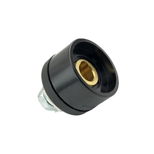 Panel Socket Welding Cable Connector - 10-25 DINSE Style - 100- 200 Amp - PS1025 - Picture 1 of 5