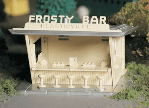 Bachmann O Plasticville USA Classic Kits Frosty Bar 45606 - Picture 1 of 1