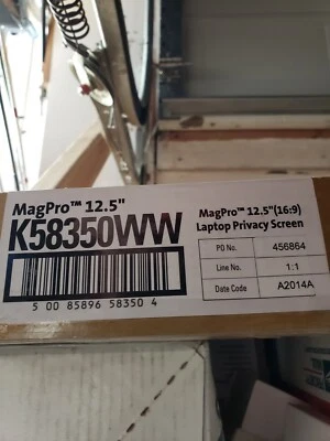 KENSINGTON MAGPRO 12.5''(16:9) LAPTOP PRIVACY SCREEN W/MAGNETIC STRIP K58350WW - Image 1 of 2