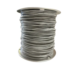 1/16" to 3/32" Nylon-6 Coated Clear Galvanized Cable 7x7 Strand Wire Rope - Picture 1 of 2