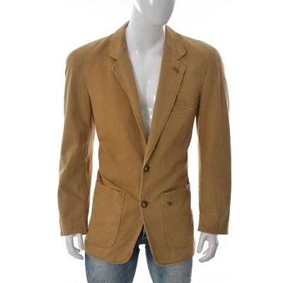 Camel for Mens Big Patch Pocket Front Jacket Sport Blazer Coat Size 102 Brown - Image 1 of 4