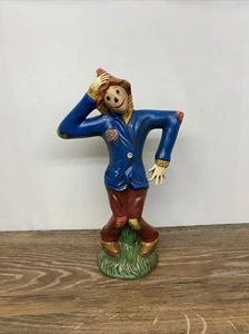 Statua statuina vintage metà secolo 1960 ceramica spaventapasseri autunnale R. Fresolone - Foto 1 di 10