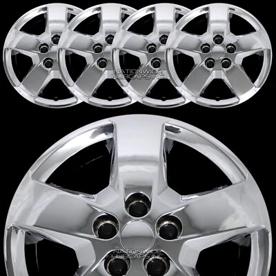 fits Chevrolet HHR Malibu 2006-2011 Chrome 16" Bolt On Wheel Covers Rim Hub Caps - Image 1 of 4