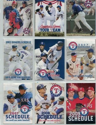 TEXAS RANGERS HORARIOS DE BOLSILLO 2003 - 2023 Foto 1 de 4