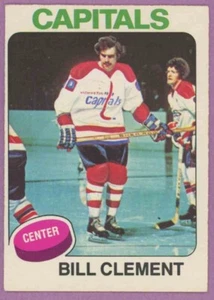 1975 75-76 OPC O-PEE-CHEE WASHINGTON CAPITALS BILL CLEMENT #189 EX/MT CONDITION - Bild 1 von 2