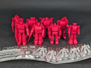 Transformers Figure Collection 2016 Decoy COMPLETE SET OF 8 Takara G1 Gacha Toy - Picture 1 of 2
