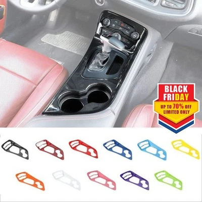 Interior Center Console Gear Shift Panel Cover Trim for Dodge Challenger 2015 Up - Image 1 of 4