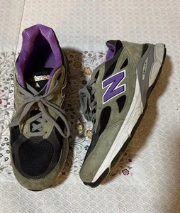 NEW BALANCE TEDDY SANTIS X 990V3 MADE IN USA 'OLIVE LEAF' Great Shape Size 11 - Picture 1 of 8