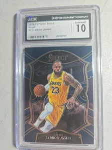 2020 select #23 Lebron James cgc 10 - Picture 1 of 2