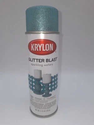 Pintura en aerosol Krylon Glitter Blast aguas brillantes (3810) 5,75 oz nueva Foto 1 de 3