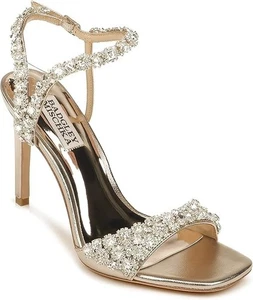 Badgley Mischka Olympia Damen-Sandale mit Absatz champagnerfarben metallic 8,5 - Bild 1 von 7