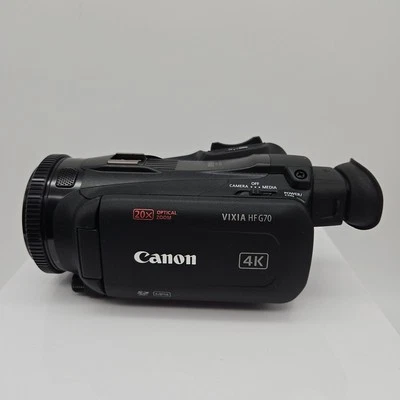 Canon Vixia HF G70 (5734C002) 4K UHD Camcorder - Black - Image 1 of 4