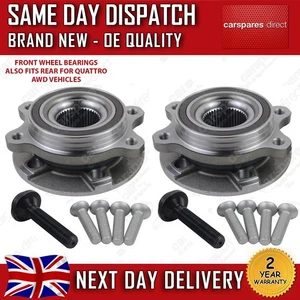AUDI A4 / A5 / A6 / A7 / A8 / Q5 / R8 FRONT OR REAR WHEEL HUB & BEARING KIT X2 - Picture 1 of 3
