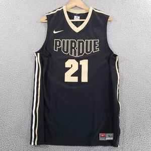 Purdue Boilermakers Basketball Jersey Nike Large Black Away #21 Team NCAA Shirt - Picture 1 of 13