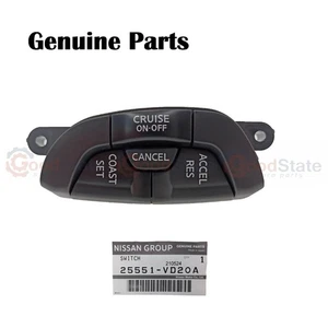GENUINE Nissan Patrol Y61 GU 04-On Steering Wheel Cruise Control Switch Buttons - Picture 1 of 3