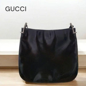 GUCCI 14900 Tote Bag Leather Black - Picture 1 of 9