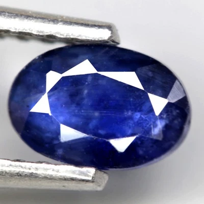0.78Ct. Natural Gemstone Sapphire Cornflower Blue Oval Mozambique Ravishing - Image 1 of 4