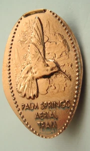 PALM SPRINGS LUFTBAHN - Kolibri -- länglicher Zinkpfennig - Bild 1 von 1