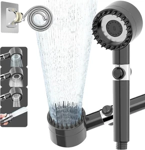 High Pressure Filtered Shower Head with Handheld 4 Spray Modes Filter Showerhead - Picture 1 of 23
