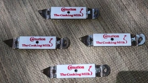 NEW! Carnation Milk Collectable Can/Bottle Openers Vintage W Magnet 4 total - Picture 1 of 7