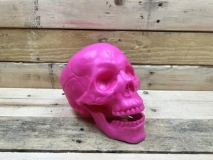 Target 2024 Hyde & EEK 6" Pink Skull Halloween Decorative Prop Decor Plastic NEW - Picture 1 of 6