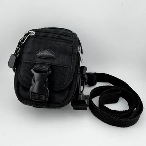 Samsonite Small Camera Pouch Case Black w/ Shoulder Strap 5 x 4 x 2 - Picture 1 of 11