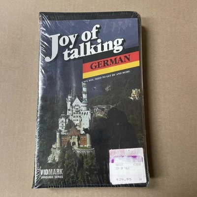 Joy of Talking German - VIDMARK Language Series - VHS - NEW - Image 1 of 4