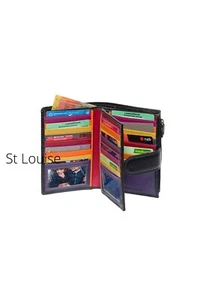 St Louise Genuine Leather RFID Protected Women's Wallet 1701 - Picture 1 of 5